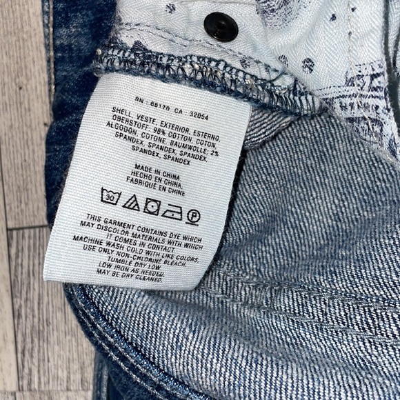 ❗️SOLD❗️Pilcro And The Letterpress Hyphen Boyfriend Patchwork Jeans Size 27 - Picture 13 of 15